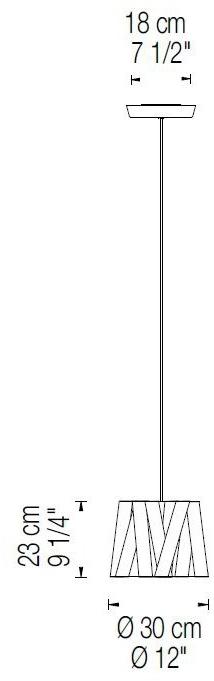 fambuena Подвесной светильник Dress 9016 - Вид №5