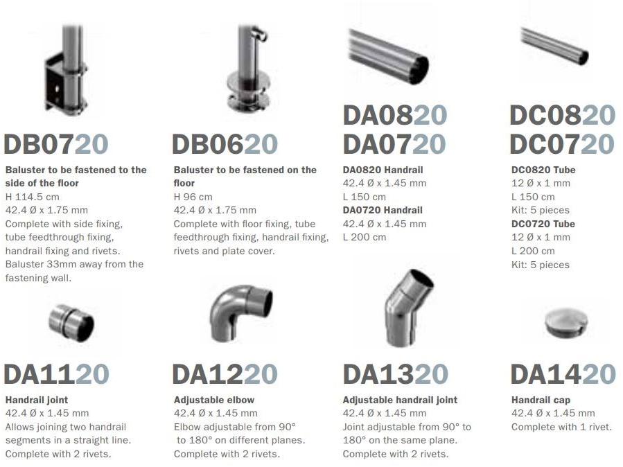 Fontanot Парапет из нержавеющей стали Ringhiere | balaustre sun-id-1395740 - Вид №5