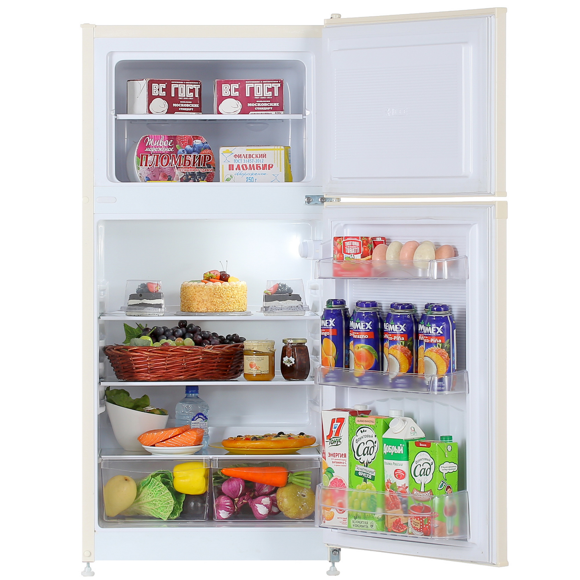 8160858 Холодильник компактный   Nordfrost NRT 143 732 бежевый STDN-0125727 - Вид №5