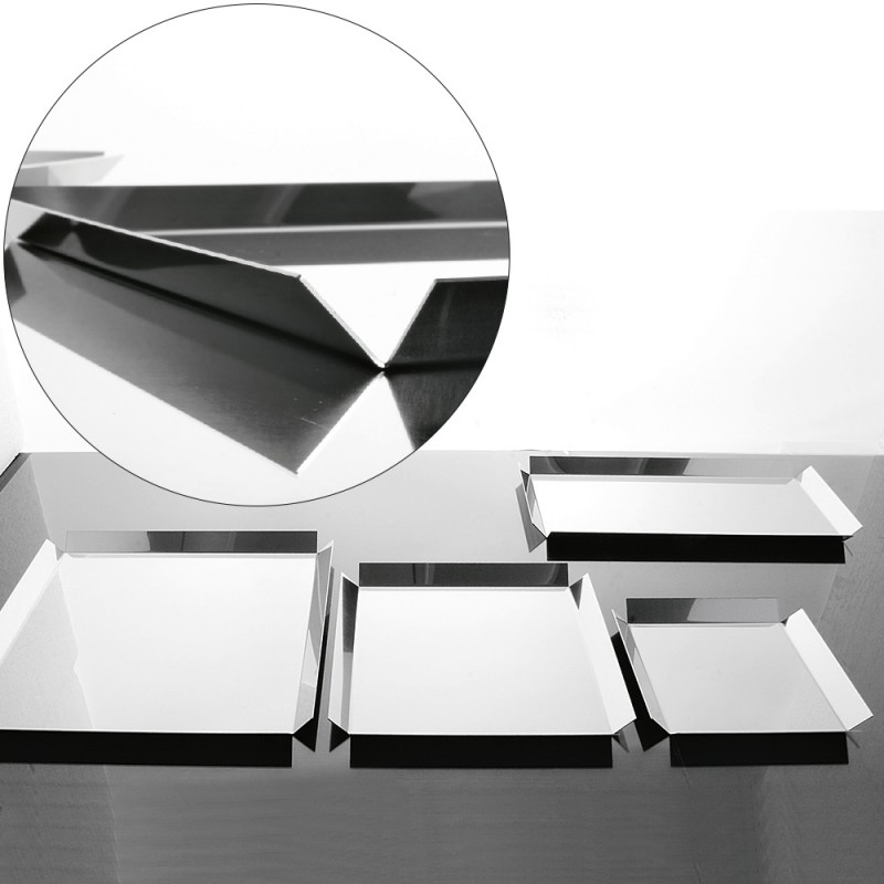 D80AX18 Поднос из полированной стали Adriani e Rossi Стали 