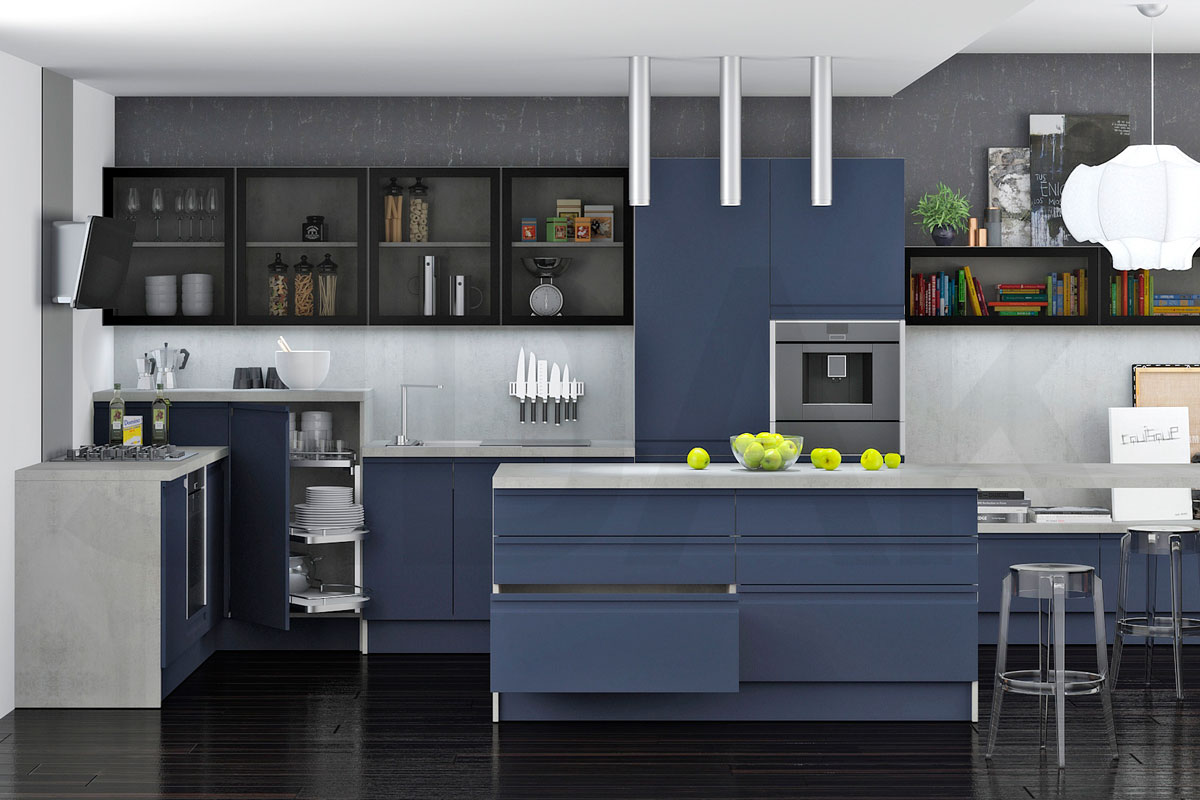 Ручки для кухонной мебели  Фрезеровка «Модерн RF10» Дуб шале №518 SIDAK SIST3323-7436 - Вид №1