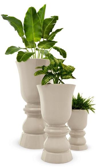 VONDOM Высокий пластиковый садовый горшок Suave sun-id-1431538 - Вид №1