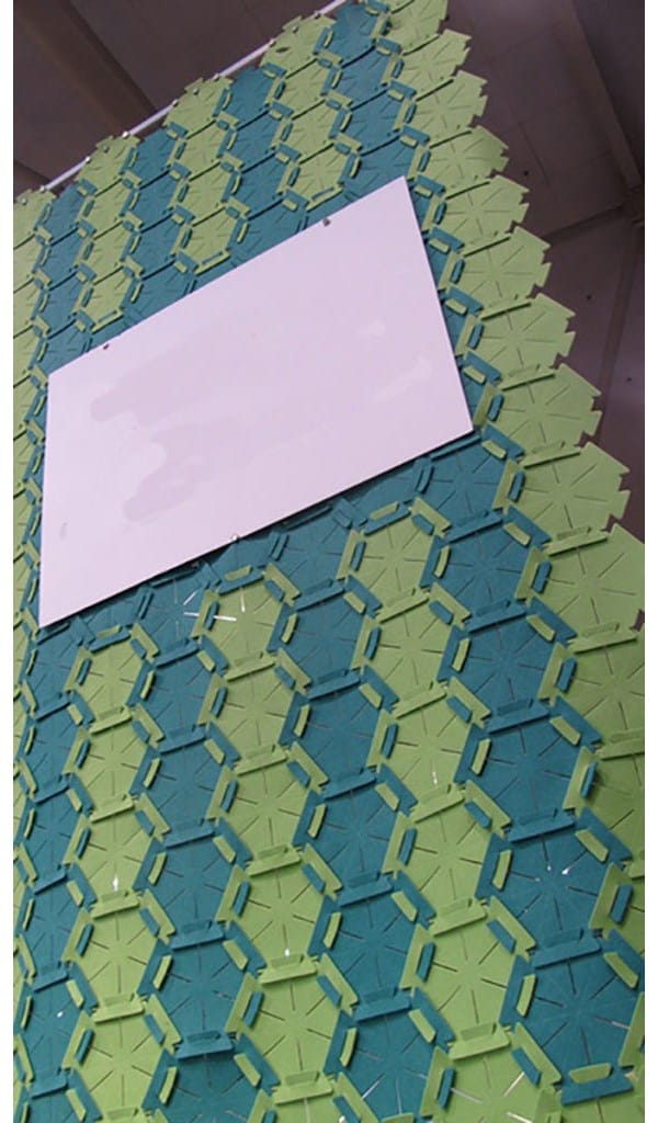 Акустическая подвесная панель из ПЭТ Slalom войлок ARCH-00038651 - Вид №5