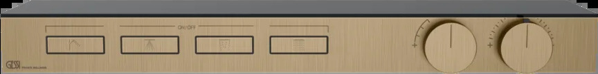 Смеситель для душа 63026 726 Gessi Hi-fi ТЕПЛАЯ БРОНЗА BR. PVD