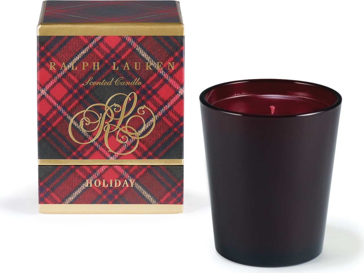 10652163 Ralph Lauren Home Свеча ароматизированная Ralph Lauren Home "Холидэй" 10см (красная смородина, хвоя, можжевельник) Стекло 