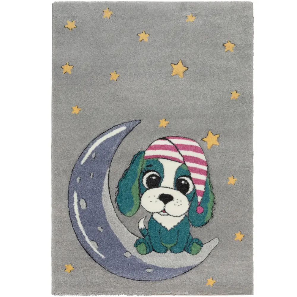 Ковер полипропилен Art Kids A6SRS 120x170 см цвет серый 83262346 STLM-2127431 