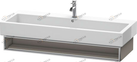VE600804343 Vero Тумбочка подвесная Базальт матовый, декор Duravit