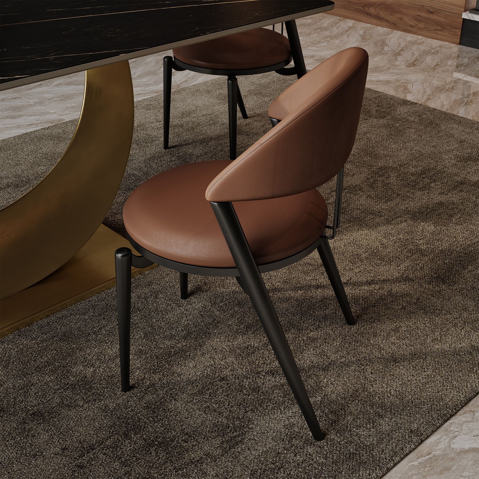 Стул из искусственной кожи GIULIA GRILLO IL RICORDO ARCH-00139457 - Вид №6