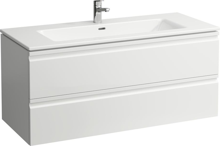 H8619674751041 Тумба с раковиной, 2 ящика и компактный сифон 861967 LAUFEN PRO - Вид №4