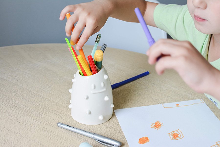 Ваза керамическая 11 см белая "Eco Шип" ЭКОЧЕЛОВЕКИ - 00-3871321 Белый  - Вид №5