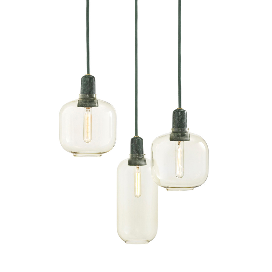 Лампа потолочная Amp Lamp EU 17 см, зеленая Normann Copenhagen 502117NC - Вид №1