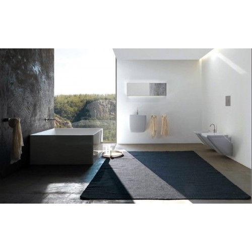 8084 Подвесная раковина настенная овальная   белая Santreyd  - Вид №6