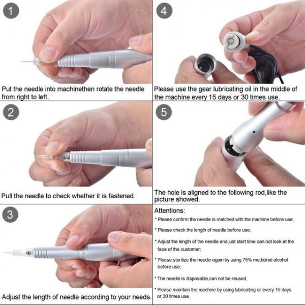 22122 Аппарат для татуажа и мезотерапии Biomaser Nouveau Digital Biomaser (Биомейзер)  - Вид №6