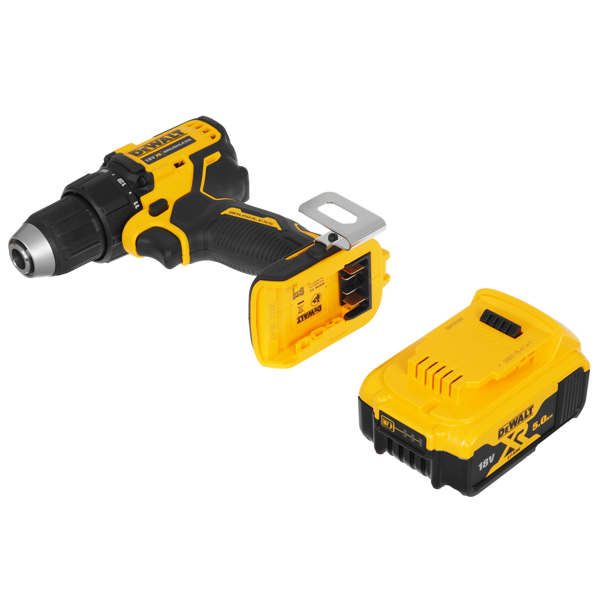 Дрель-шуруповерт DeWalt DCD708P2T-QW XR FLEXVOLТ 18/54V 5440959 STDN-0031556 - Вид №5