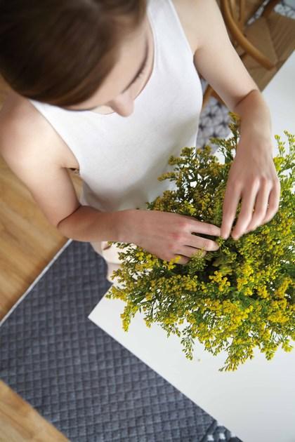 GAN Прямоугольный коврик ручной работы из ткани Silaï sun-id-1498932 - Вид №29