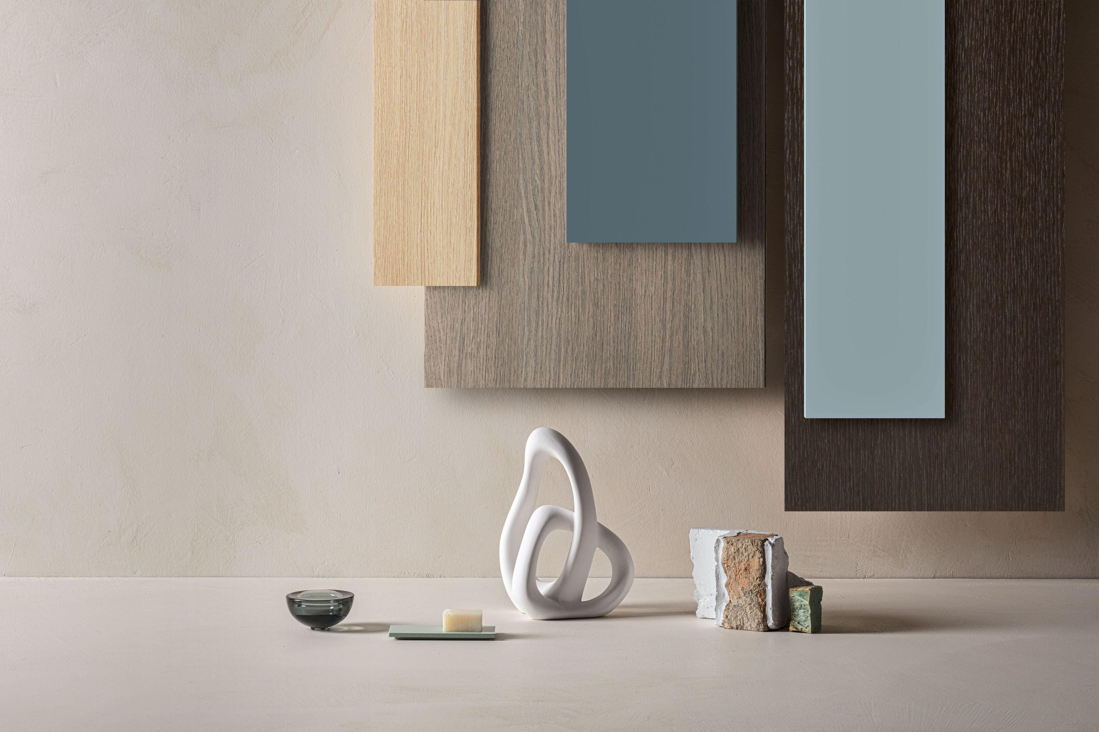 Подвесной умывальник из термо текстурированного и лакированного металла ARBLU Dress System ARCH-00139601 - Вид №8