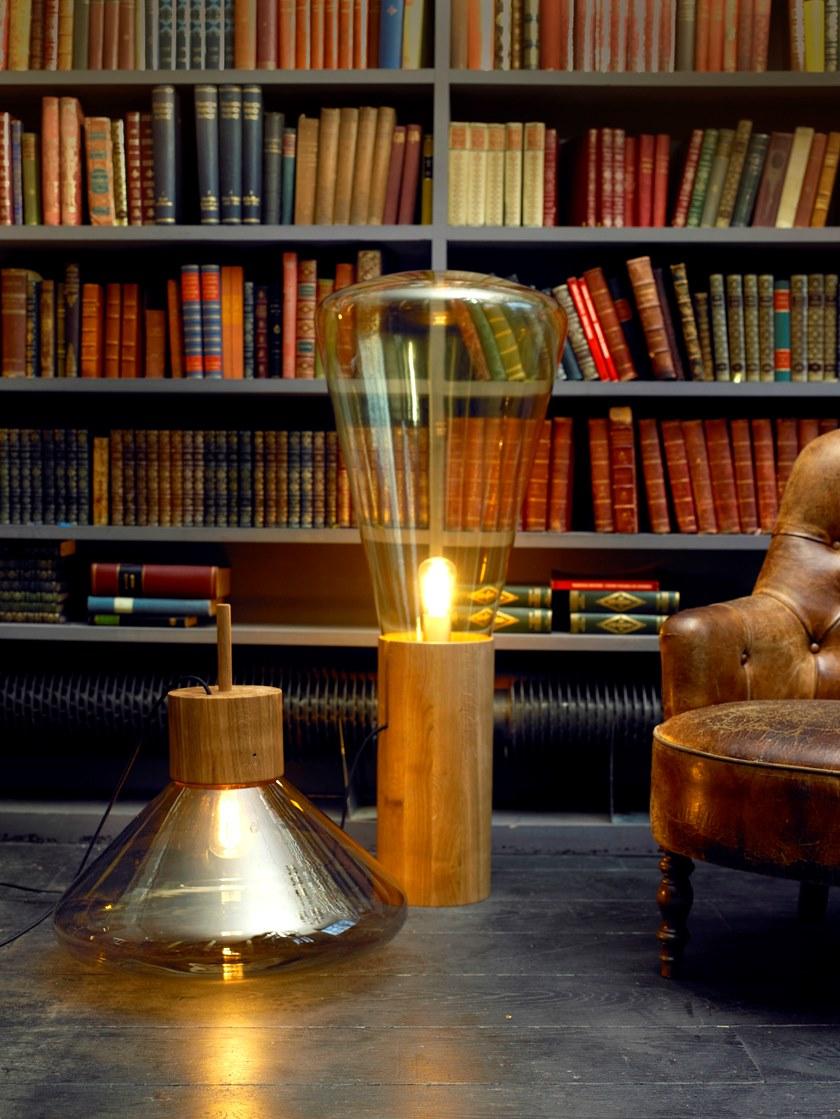 BROKIS Светодиодный торшер из дутого стекла Muffins Pc852/pc853/pc850 - Вид №6