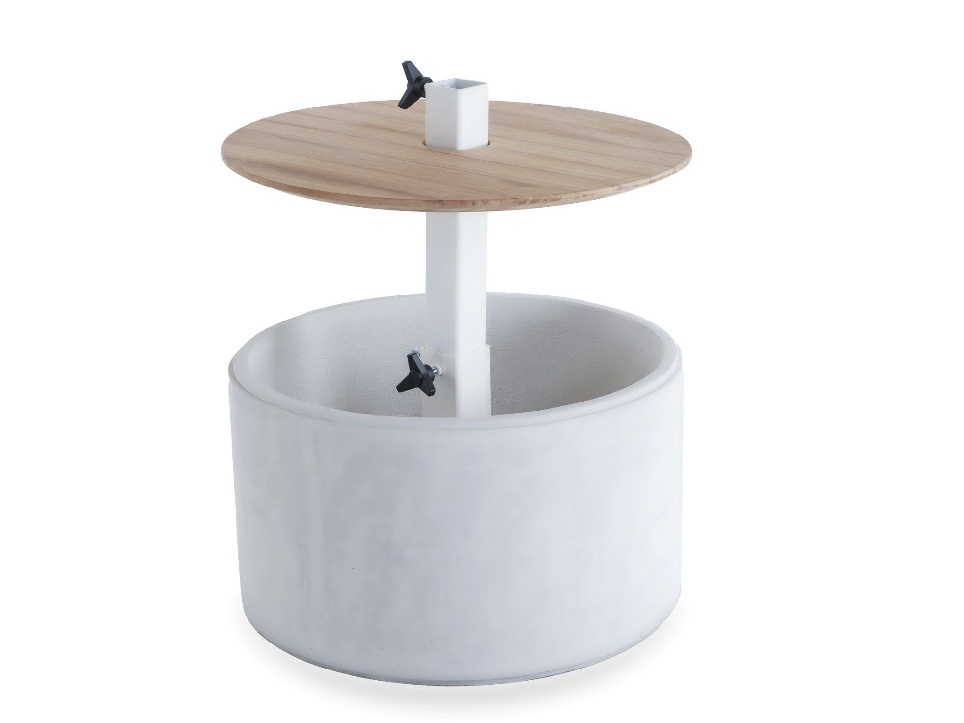 Основание для зонта из бетона и дерева от iroko Unopiù LIPARI ARCH-00069296 - Вид №2