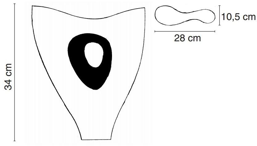 Fos Ceramiche Фарфоровая ваза Ellipsis Pfl-2002 - Вид №5