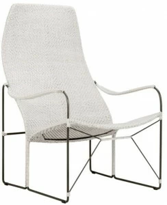 JANUS et Cie Кресло из ротанга с подлокотниками Whiskey