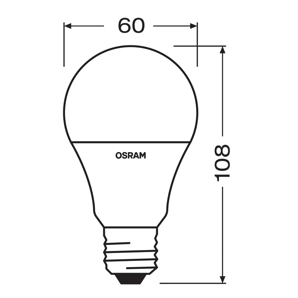 Лампа светодиодная Osram E27 220-240 В 9 Вт груша матовая 806 лм, регулируемый цвет света RGBW, для диммера, с пультом ДУ STLM-2076066 - Вид №10