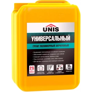 Грунтовка для сухих помещений Unis 10 л