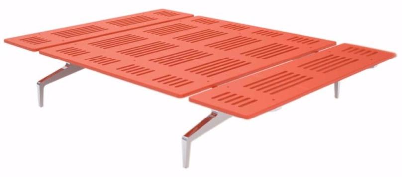 Alias Кровать из алюминия и дерева Legnoletto sun-id-1515756 - Вид №4