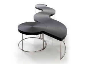 Журнальный столик из шпона