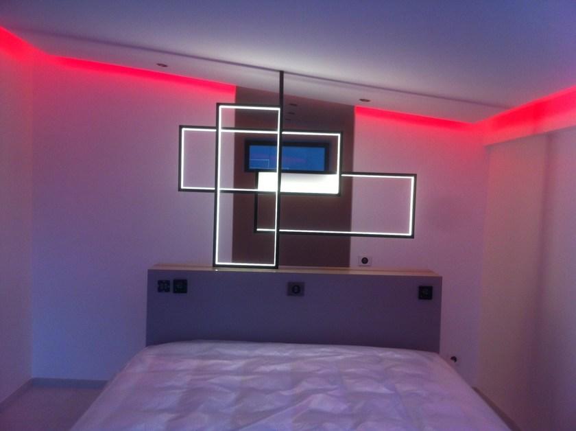 Cinier Светодиодный настенный светильник отраженного света из стали Cinier lt - luminaires led Cinier-trio-lt - Вид №6