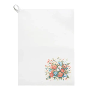 Коврик для бани Главбаня Красавица-весна войлок цвет белый