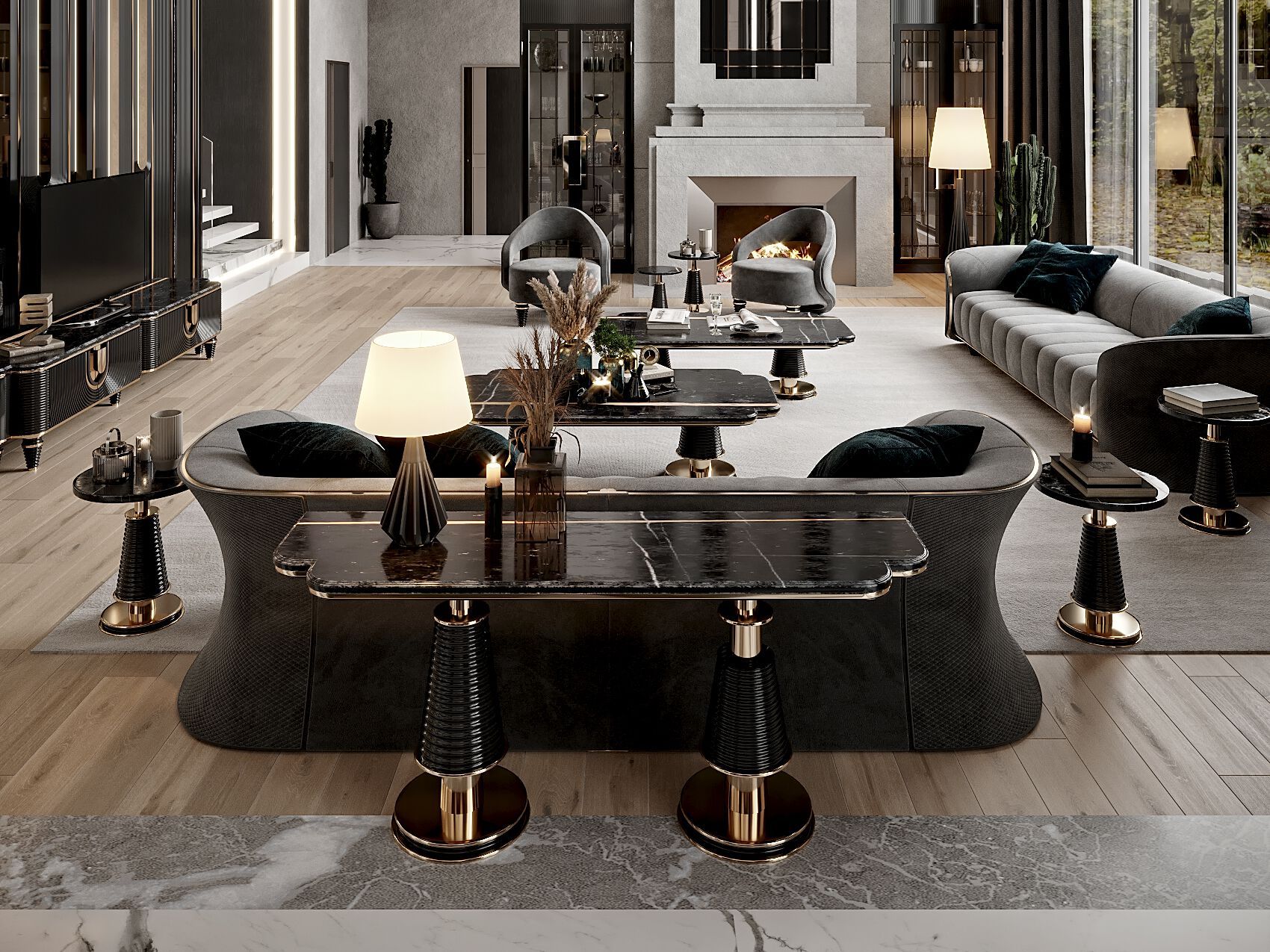 Консоль Zebrano Quintus ARCH-00129110 - Вид №1