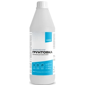 Грунтовка для сухих помещений Лакра Интерьерная прозрачный 1 л