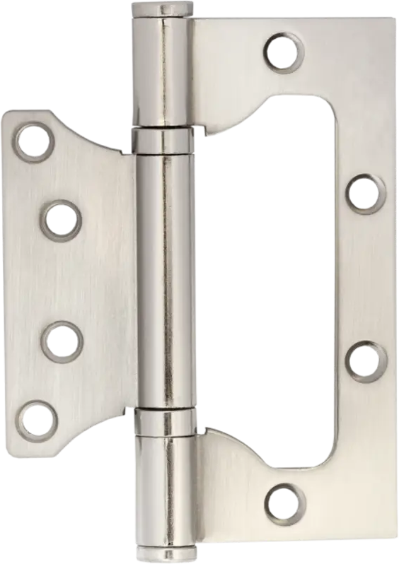 91492881 Петли дверные накладные бабочки Vettore FLUSH 100×75×2.5 мм SN Сатин STLM-0895726