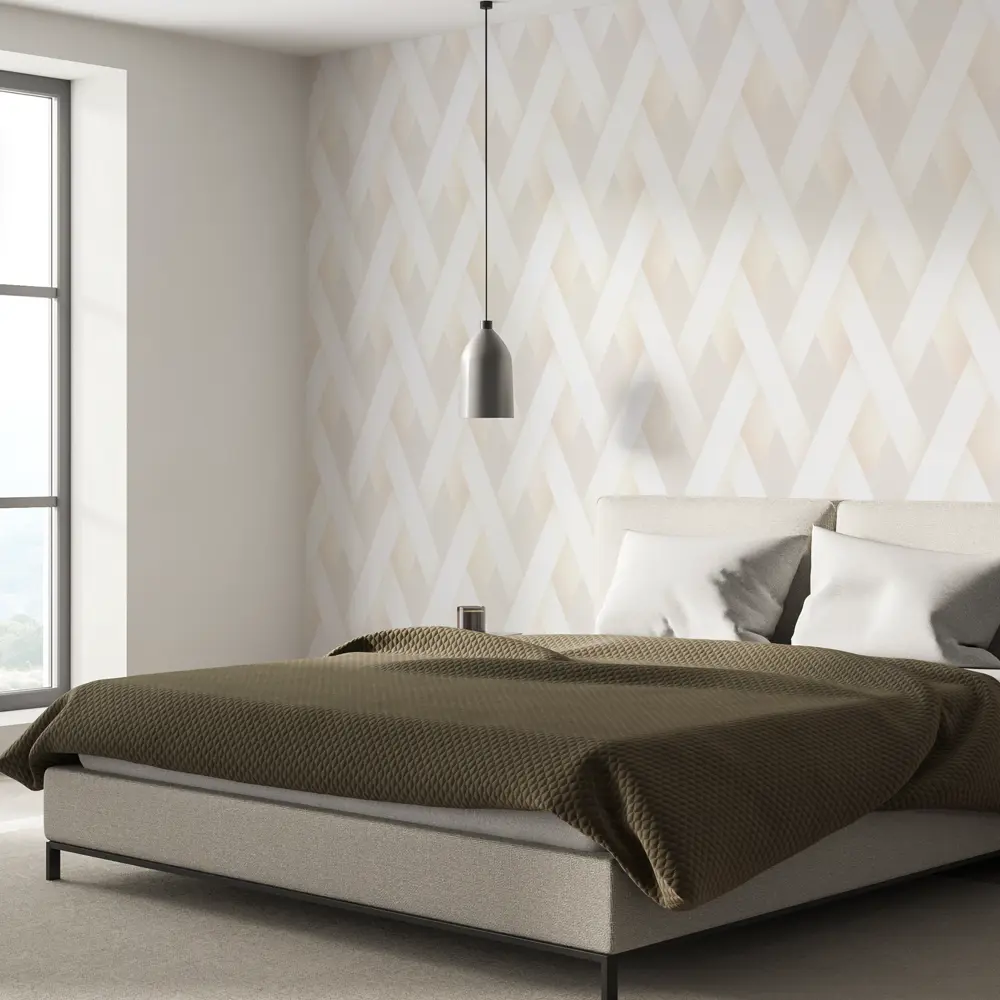 Флизелиновые обои Palitra Home Super белые 1.06 м 89436988 STLM-1582805 - Вид №5