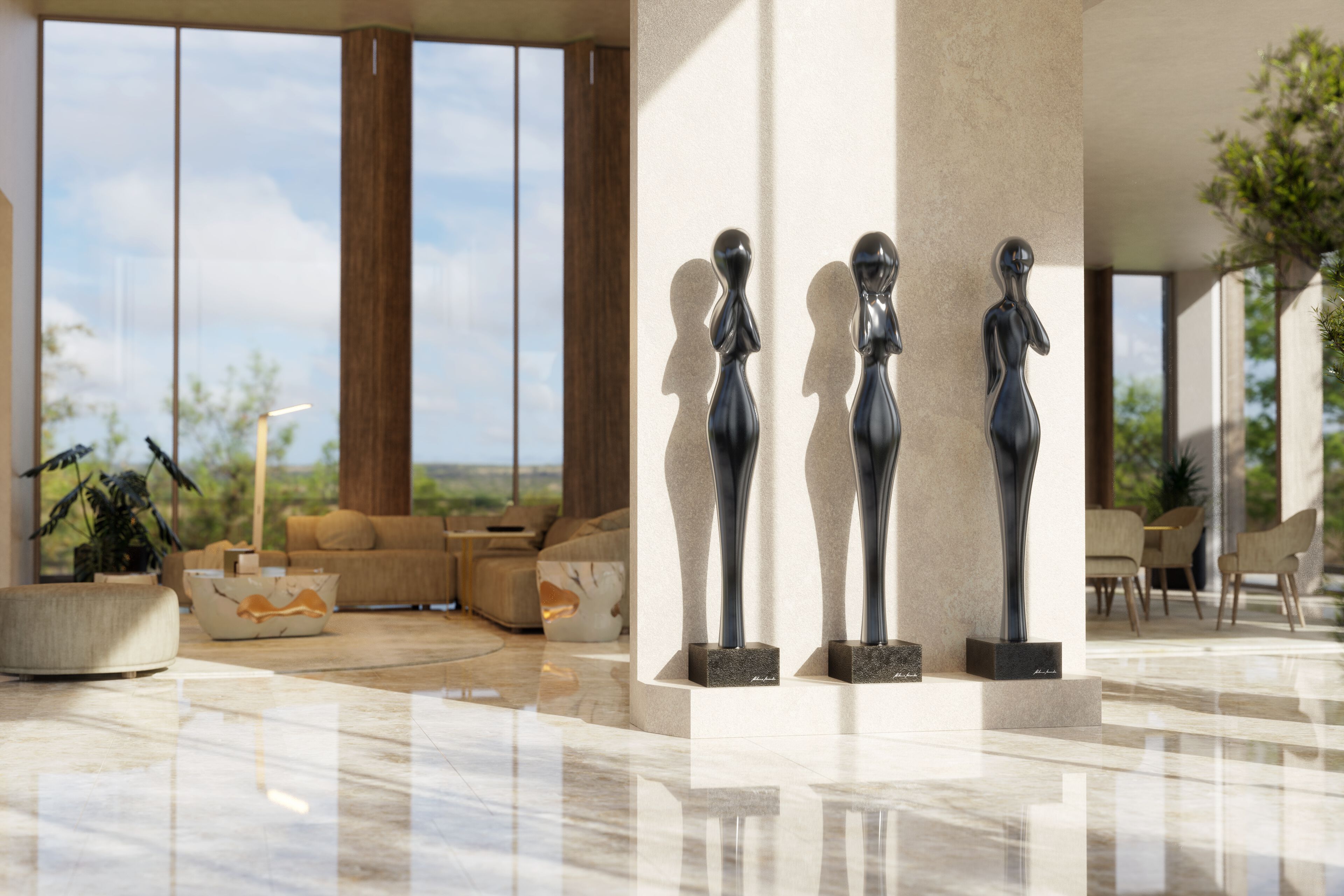 Скульптура из стекловолокна KARPA WISDOM K8002 ARCH-00075054 - Вид №6