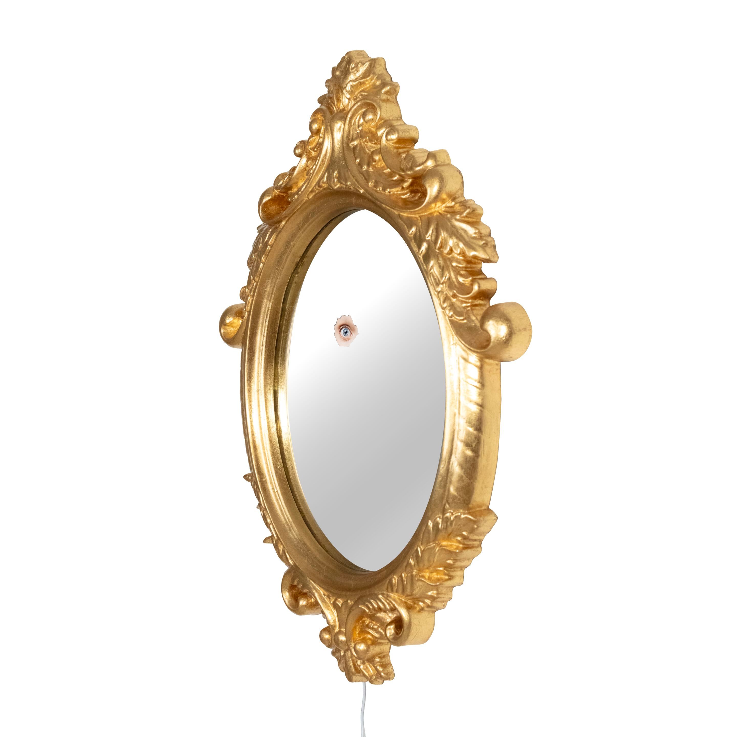 Настенное зеркало MDF с рамкой Seletti CICLOPE ARCH-00094095 - Вид №1