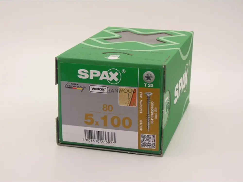 90819773 Саморезы для OSB МДФ ДСП фанеры Spax 5x100 (80 шт) STLM-1008875