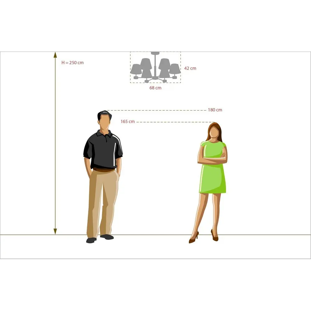 Люстра потолочная «Форест», 6 ламп, 12 м², цвет золото MW-Light STLM-2176876 - Вид №7