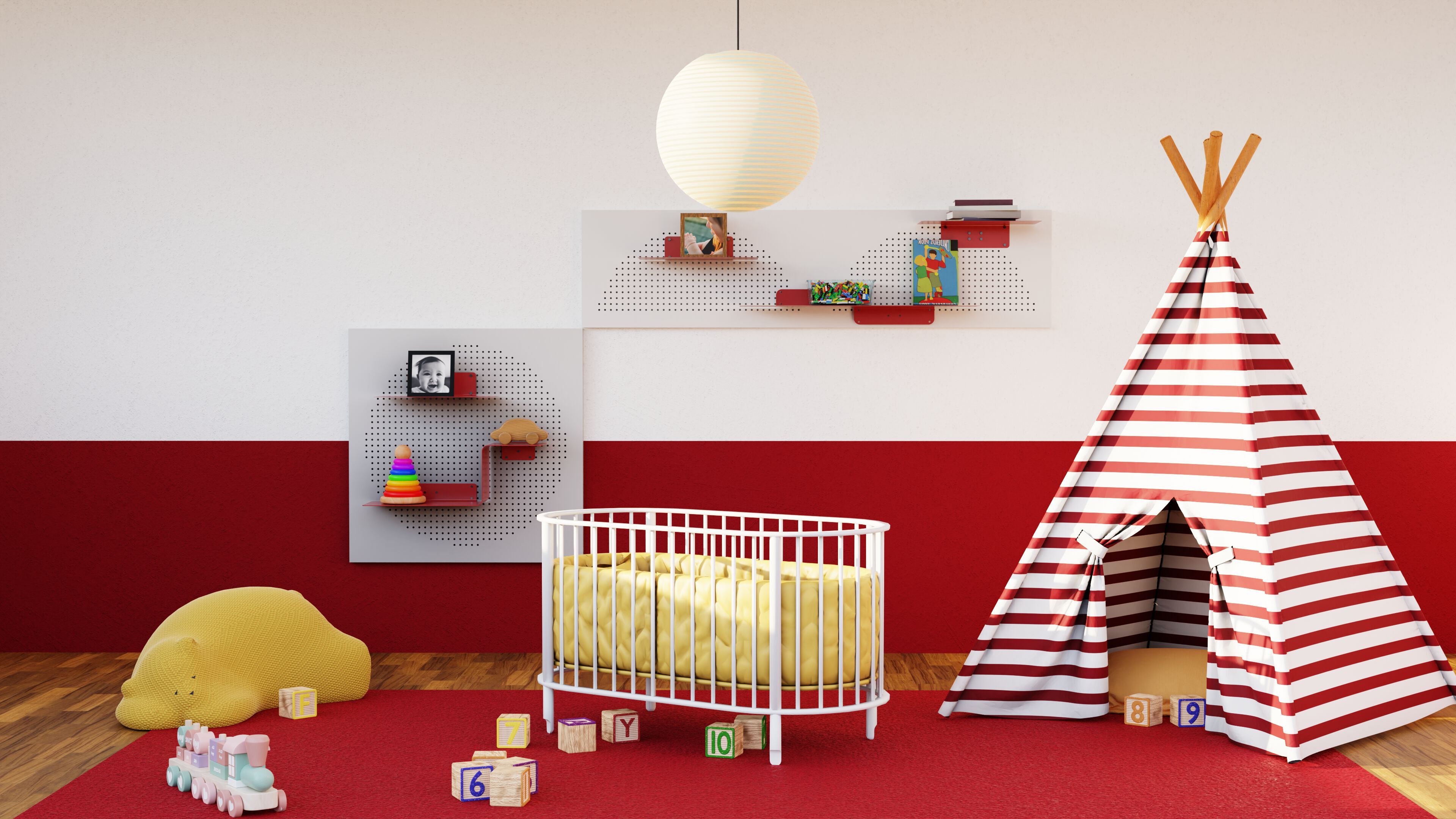 Магнитная полка из листового металла Ob-Jack Nora ARCH-00070585 - Вид №5