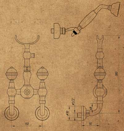 27183 Смеситель Migliore Cristalia Swarovski  - Вид №1