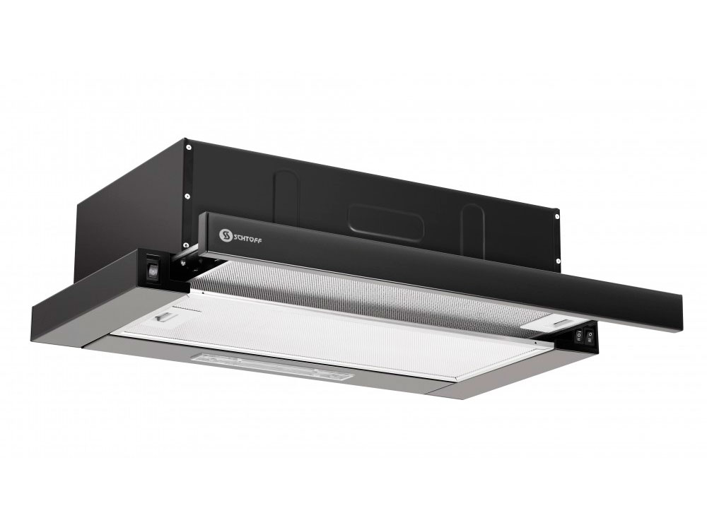 9145434 Вытяжка телескопическая SCHTOFF STRELKA 60 черный/черный STDN-0105536