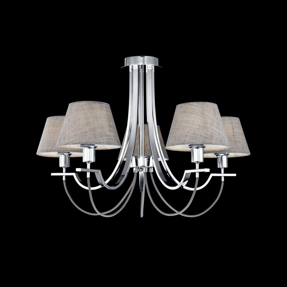 Потолочная люстра Freya Felisa FR5019CL-05CH FREYA FELISA 220246 Серый - Вид №1
