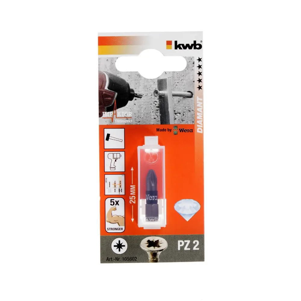 Бита impaktor KWB PZ2, 25 мм STLM-2197005 - Вид №1