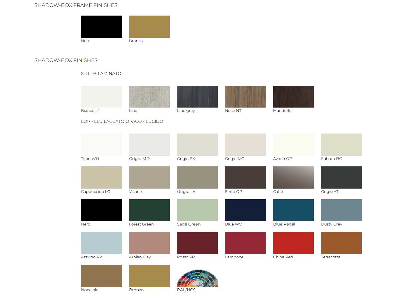 Индивидуальный алюминиевый и стеклянный секционный шкаф Guzzini & Fontana Shadow-Box ARCH-00012316