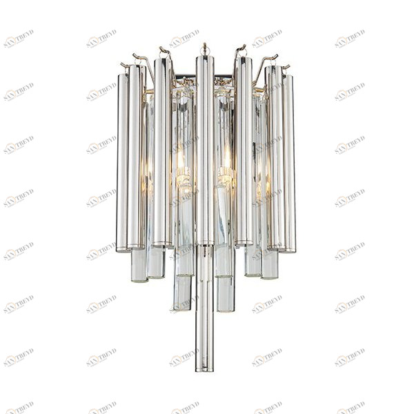 Светильник настенный прозрачный Delight Collection Gigi Nickel KM0931W-1 nickel DELIGHT COLLECTION  00-3882877 Прозрачный 