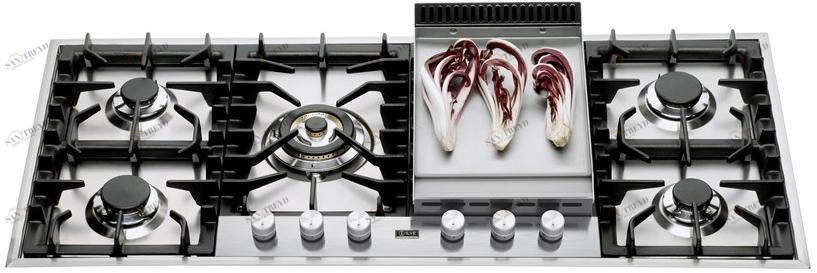 Ilve Газовая плита из нержавеющей стали Professional plus Hp125fc Santreyd 