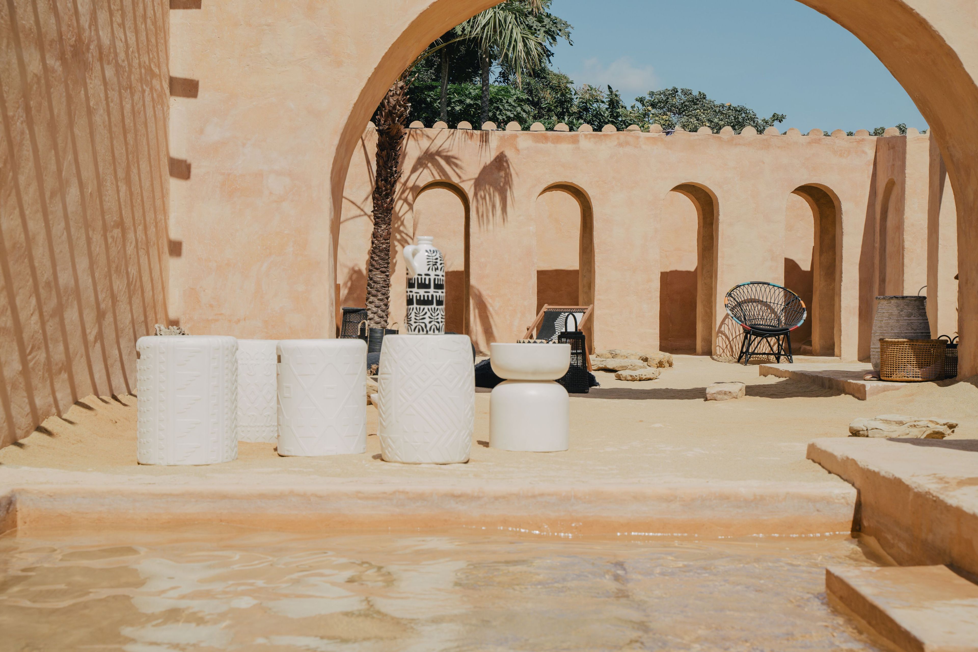 Низкий садовый стул из волокнистого бетона cbdesign Space ARCH-00065675 - Вид №5