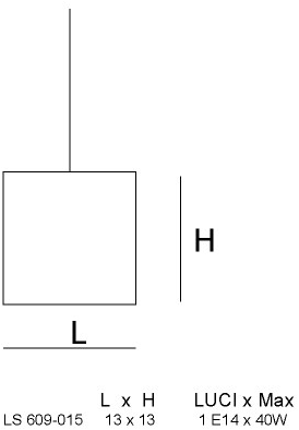 Siru Подвесной светильник из муранского стекла Cubetti Ls 609-015  - Вид №1