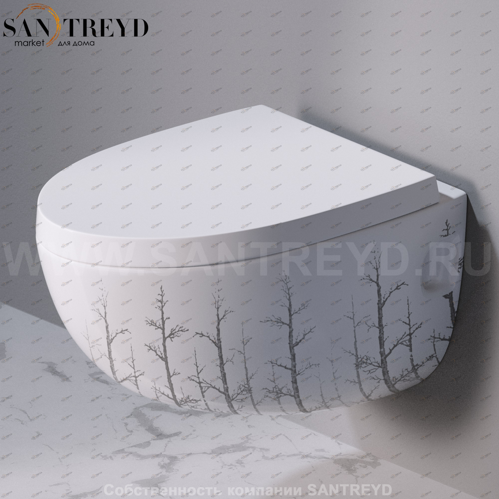 S511405 Подвесной унитаз настенный Белый A. e T. Italia OVAL Италия AeT ITALIA