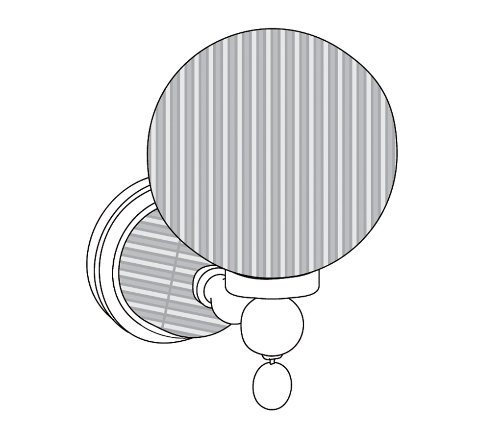 C68-523 C68-523 Настенный светильник ХРУСТАЛЬНЫЙ КУПОЛ Cristal & Bronze COUPOLE CRISTAL  - Вид №1